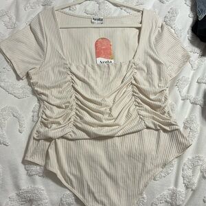 Arula Cream Bodysuit